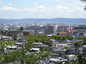 愛宕神社境内からの景色