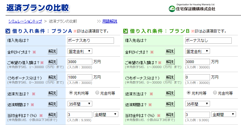 住宅ローン比較-1