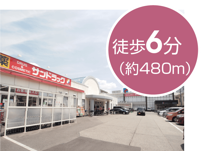 万代・サンドラッグ喜連西店